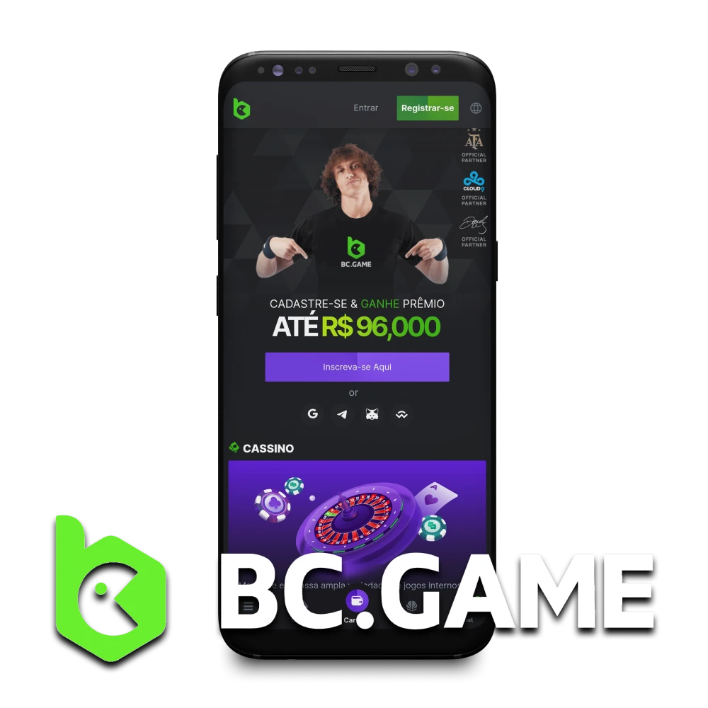 Baixe gratuitamente o app BC Game para Android e iOS.
