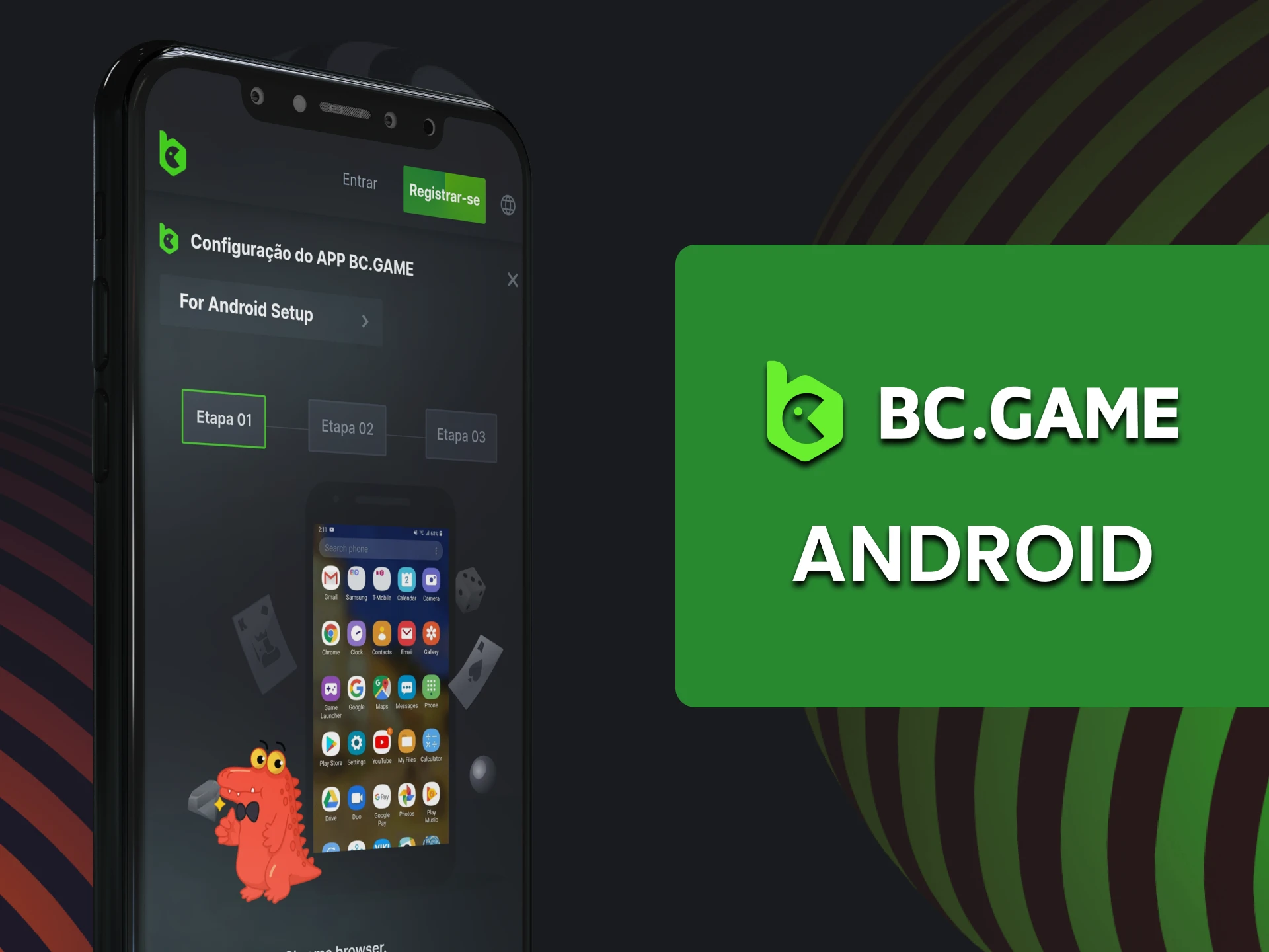 O BC Game oferece o excelente aplicativo para Android.