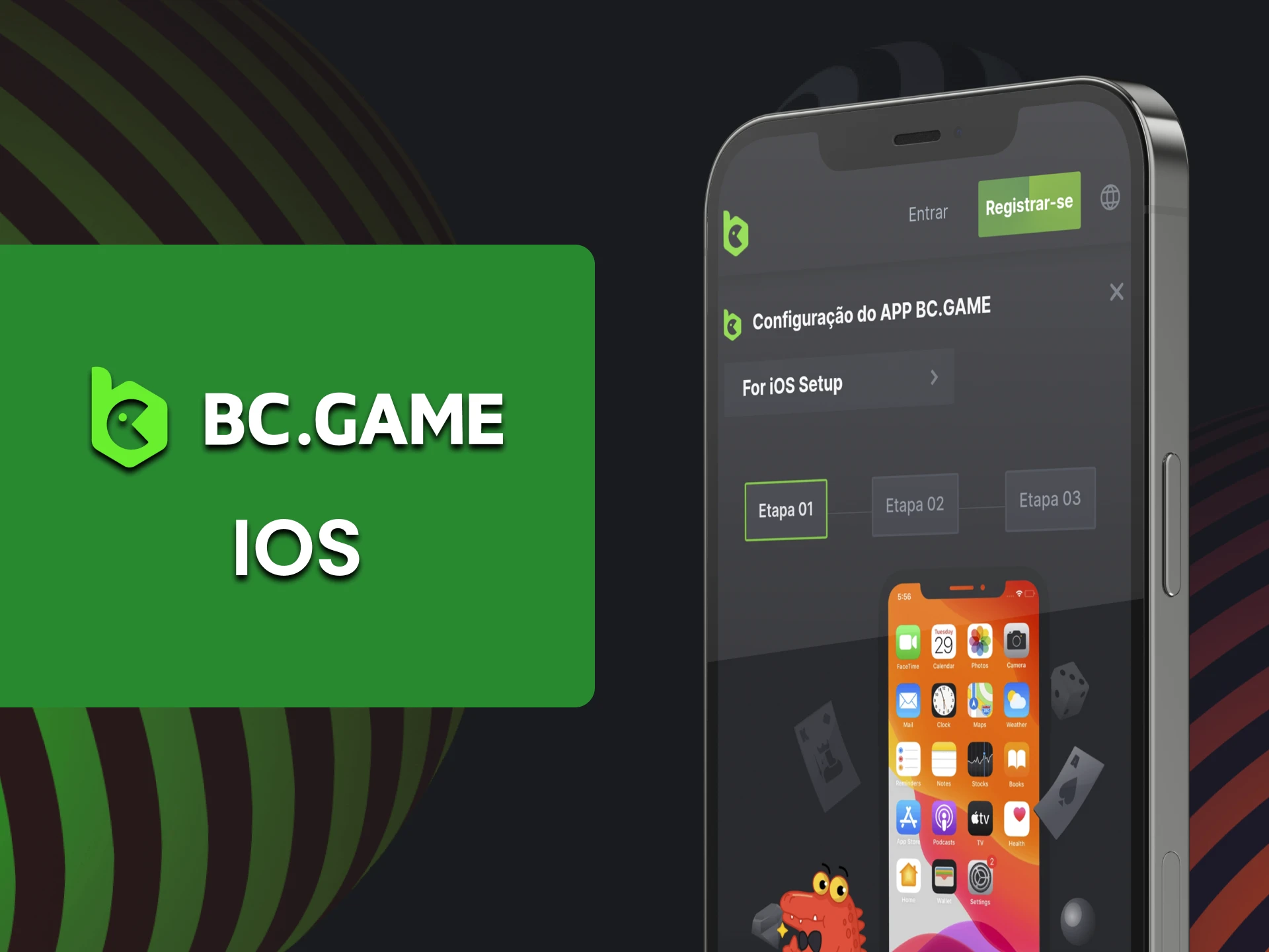 Baixe o aplicativo BC Game em seu iPhone.